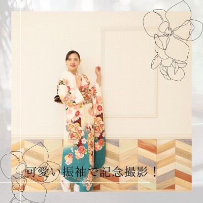 【前撮り】成人式の記念！可愛い振袖での撮影♪【掛川市】
